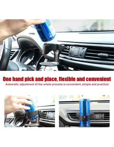 Soporte para Taza de Coche Suvnie Ajustable para Ventilación