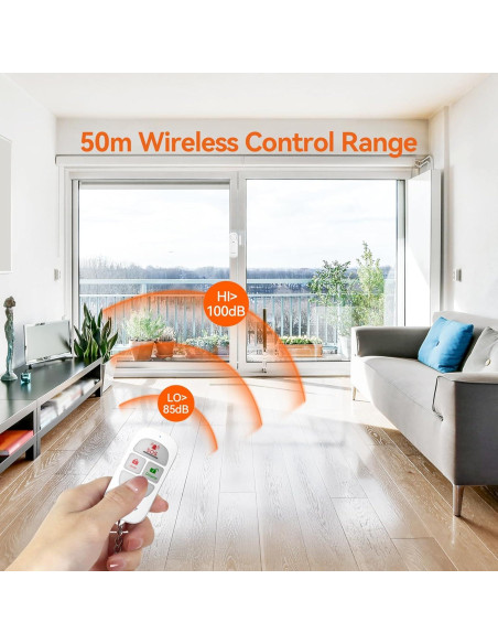 Sensor de Alarma TECKNET 2-Pack para Puertas y Ventanas