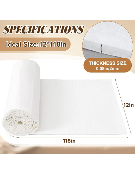 Forro Autoadhesivo de Fieltro Mindsoft 30x300 cm Blanco