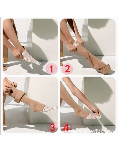 4 Piezas Ayuda para Poner Calcetines de Compresión Luzen