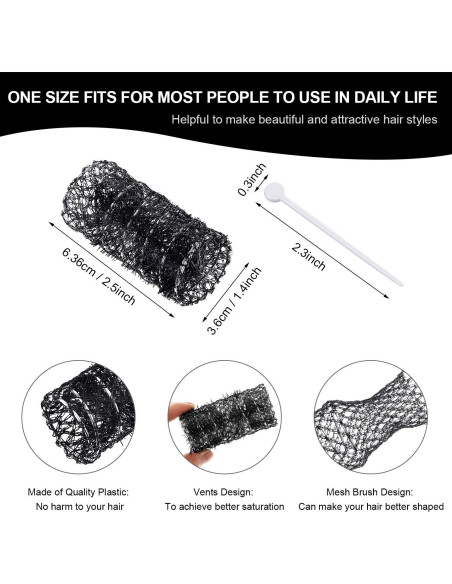 Rodillos para Rizar Cabello Willbond 20 Piezas Malla 6.35cm