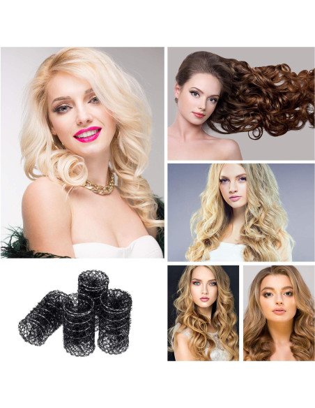 Rodillos para Rizar Cabello Willbond 20 Piezas Malla 6.35cm