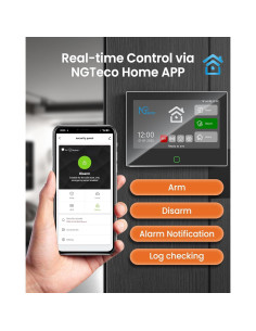 Sistema de Alarma Inalámbrico NGTeco H700 con Pantalla Táctil 7" 2