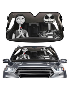 Sombrilla de Parabrisas GENANY Skellington 139.7x74.9 cm