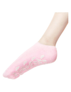 Calcetines Exfoliantes de Gel YNHIAG para Pies - Hidratación y Cuidado (T. 35-45, Rosa)