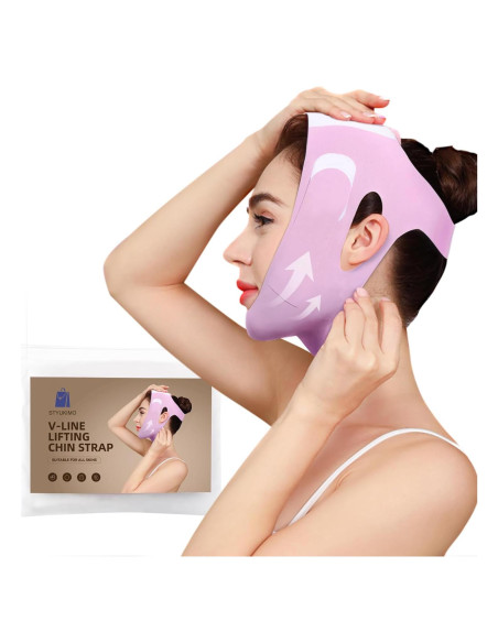 Correa Facial Reutilizable V-Line YUMO para Dormir y Yoga