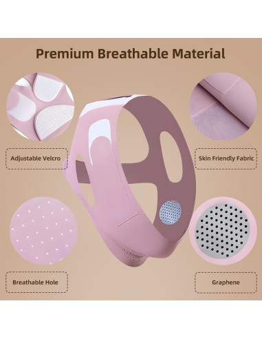 Correa Facial Reutilizable V-Line YUMO para Dormir y Yoga
