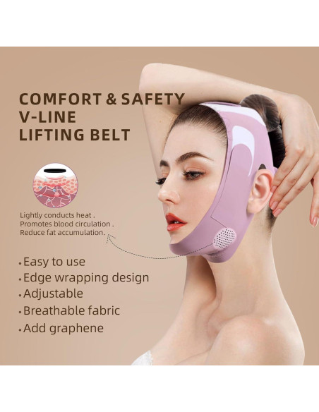 Correa Facial Reutilizable V-Line YUMO para Dormir y Yoga