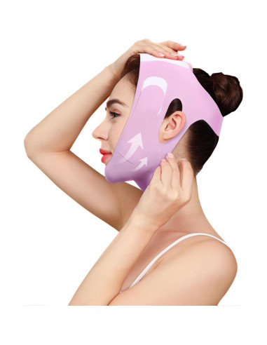 Correa Facial Reutilizable V-Line YUMO para Dormir y Yoga