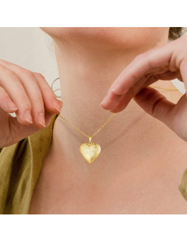 Collar Locket Corazón Personalizado Custom4U con Foto 50.8 cm