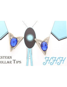 Puntas de Collar Acrílico Verde HHH - Acabado Plateado Unisex 2