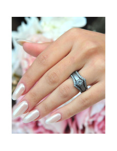 Anillos de Silicona Rinfit para Mujeres - Boda y Moda - Plata 2