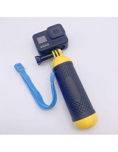 Agarre Flotante Reflex Camera para GoPro HERO 5-13 - Impermeable, Mango Antideslizante, 180 Ajustable