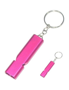 4 Silbatos de Aluminio Rosa GANPUB NANA903 Compactos 2