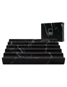 Plato de Jabón DAYONE de Mármol Negro Rectangular 13.34x10.16cm