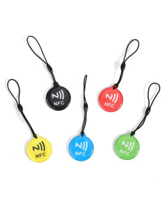 Etiquetas NFC Programables BOXOB 5 Piezas Impermeables