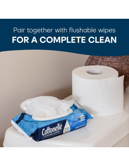 Papel Higiénico Cottonelle Ultra Clean Mega 6 Rollos 284 Hojas