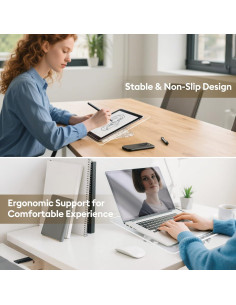 Soporte de Cocina y Música Plegable Beswishy Acrílico 23.9x34cm 2