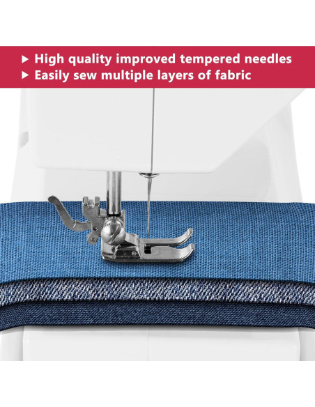 Máquina de Coser BUXFMHT 728 Mini Portátil 14 Patrones