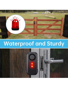 Alarma de Seguridad HENDUN para Ventanas y Puertas IP66 2