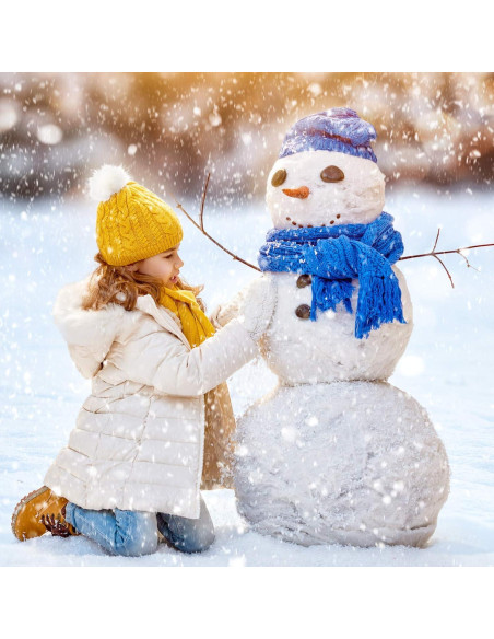 24 Pompones de Piel Sintética Blanca WILLBOND 8 cm DIY