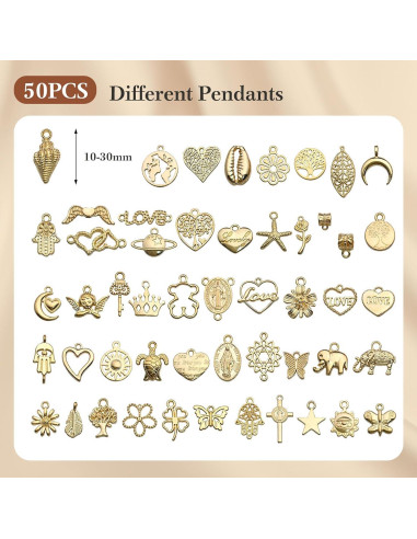 Kit de Fabricación de Joyería Ecoofor Oro 14K 5 Rollos 16.6 Pies