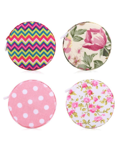 Cinta Métrica Retráctil Yosoo 150cm Doble Cara Suave 4pcs