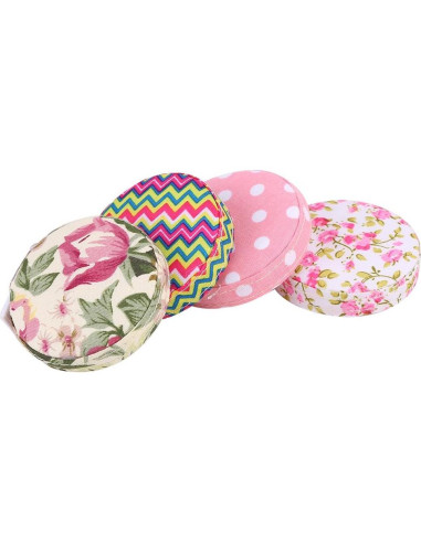 Cinta Métrica Retráctil Yosoo 150cm Doble Cara Suave 4pcs