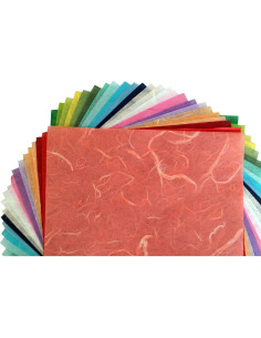 100 Hojas Papel de Origami Cuadrado 15x15 cm MulberryPaperStock 2