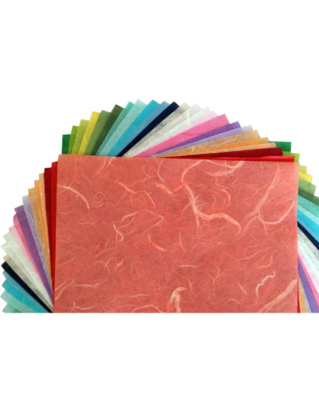 100 Hojas Papel de Origami Cuadrado 15x15 cm MulberryPaperStock