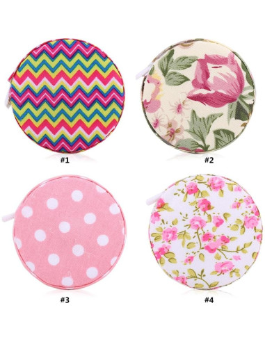 Cinta Métrica Retráctil Yosoo 150cm Doble Cara Suave 4pcs