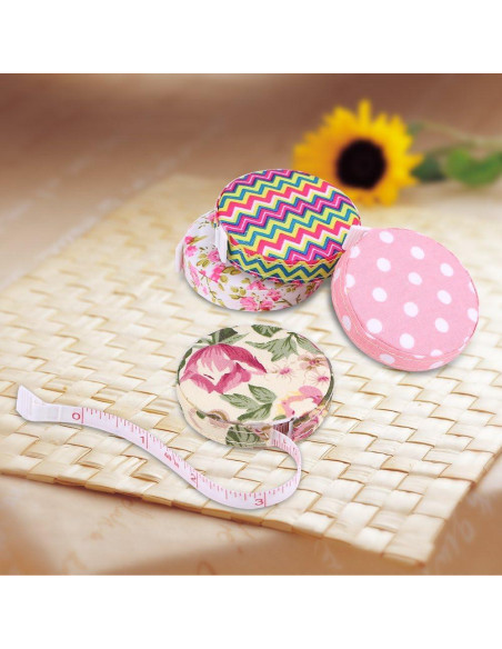 Cinta Métrica Retráctil Yosoo 150cm Doble Cara Suave 4pcs