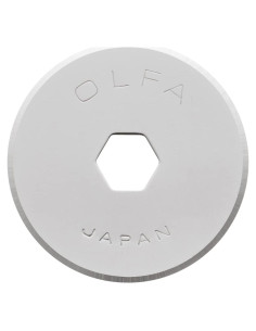 Cuchillas de Repuesto OLFA 18mm - 2 Cuchillas Circulares de Acero