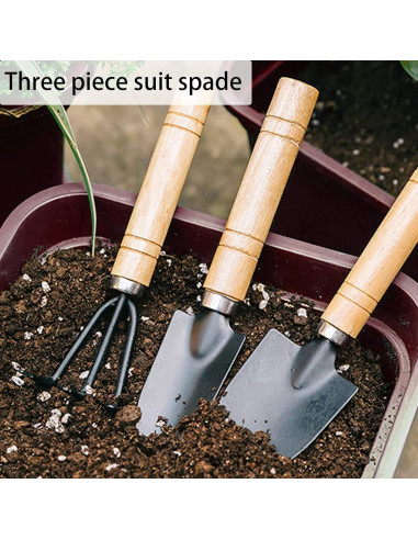 Juego de Herramientas de Jardín Mini DIMROM GTS-3 3 Piezas