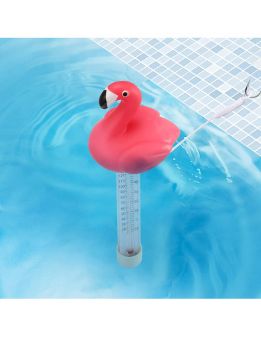 Termómetros Flotantes para Piscina KABUDA - Flamenco y Tortuga