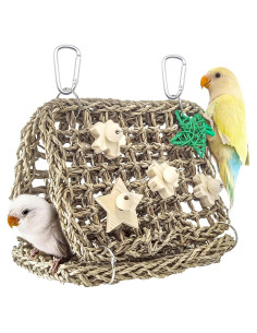 Cama para Aves Jevnd Nido de Hierba Marina 19.8x15x16.8cm