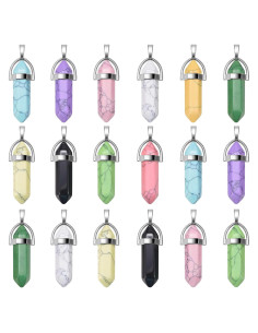 10 Piezas Colgantes de Cristal Luminosa YionZian 10 Colores