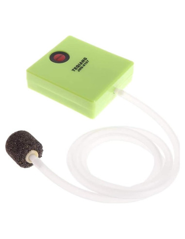 Bomba de Aire Portátil ZYZH para Acuario 0.5L/min Verde