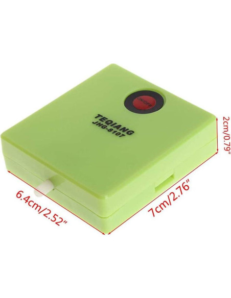 Bomba de Aire Portátil ZYZH para Acuario 0.5L/min Verde