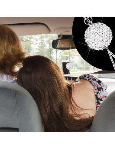 Juego de Accesorios de Coche Frienda 6 Piezas Rojo Vino