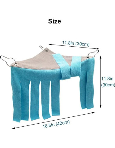 Escondite para Cobayas RIOUSSI Triángulo Geométrico 30.48 cm