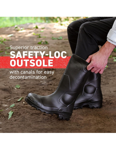 Botas de Seguridad Dunlop Durapro Punta de Acero 10 US