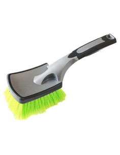 Cepillo Limpiador de Ruedas ZIMISI Verde - Cerdas Suaves y Ergonomía