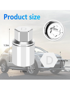 Herramienta para Quitar Tuercas de Bloqueo Hombees - Acero Duradero 2