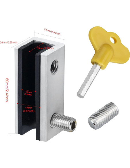 Cerraduras de Ventana Deslizante PENMAMA - 4 Juegos Ajustables Cerraduras de Ventana Deslizante PENMAMA - 4 Juegos Ajustables