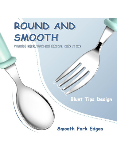 Set de Cubiertos para Niños Honeydak 24 Piezas Acero Inoxidable