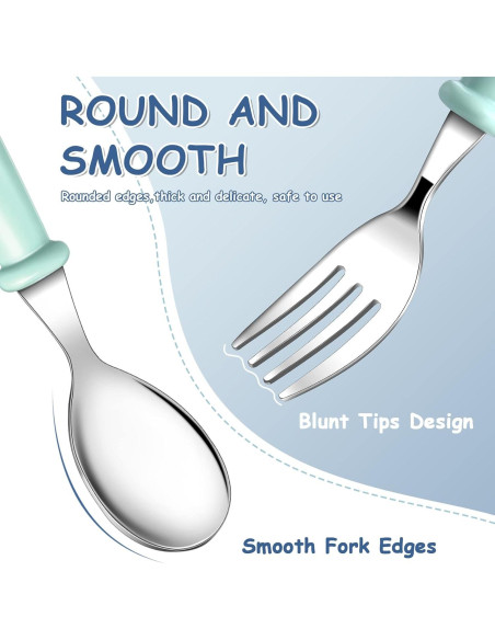 Set de Cubiertos para Niños Honeydak 24 Piezas Acero Inoxidable