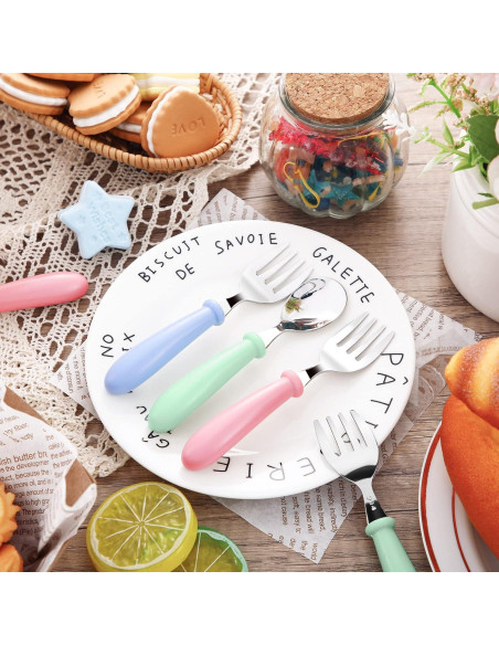 Set de Cubiertos para Niños Honeydak 24 Piezas Acero Inoxidable