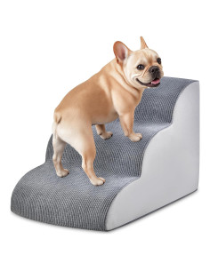 Escaleras para Perros Pequeños MYAXBD 3 Pasos 40x57x40 cm Gris