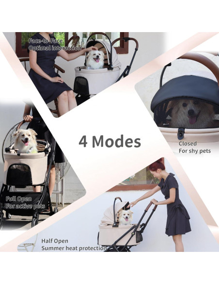 Carrito para Mascotas Totoro Ball Plegable 3 en 1 Soporta 20 kg